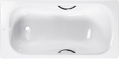 Ванна стальная Koller Pool Deline 170x75 с ручками Fresh A00ACRFR1 и ножками APMROS100